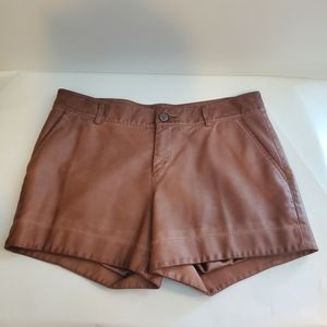 ANTHROPOLOGIE Pilcro Vegan Leather Shorts-Size 28